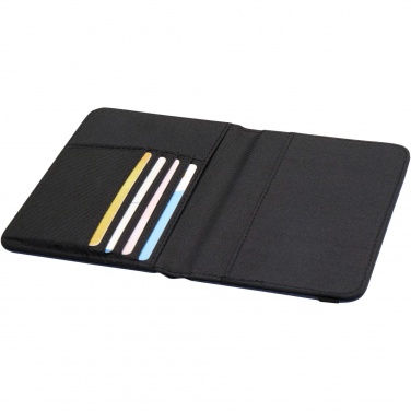 Logo trade corporate gifts image of: Ross GRS RPET RFID passport holder