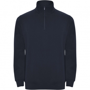 Logo trade corporate gifts image of: Aneto quarter zip sweater