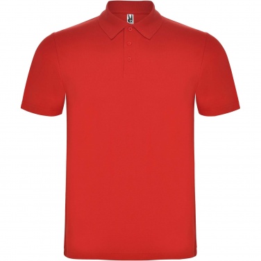 Logo trade promotional giveaways picture of: Austral short sleeve unisex polo