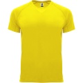 Bahrain short sleeve kids sports t-shirt, Yellow