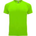 Bahrain short sleeve kids sports t-shirt, Fluor Green