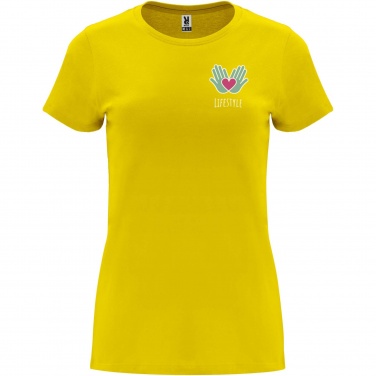 Logo trade promotional gifts picture of: Capri short sleeve women's t-shirt