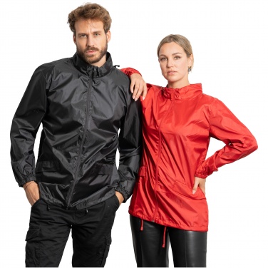 Logotrade promotional giveaway image of: Escocia unisex lightweight rain jacket