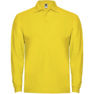 Logo trade business gift photo of: Estrella long sleeve men's polo