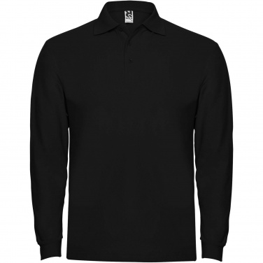 Logo trade corporate gifts picture of: Estrella long sleeve men's polo