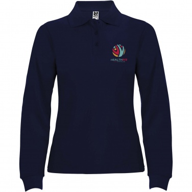 Logo trade promotional gifts image of: Estrella long sleeve women's polo