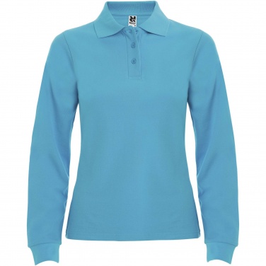 Logo trade corporate gifts picture of: Estrella long sleeve women's polo