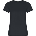 Golden short sleeve women's t-shirt, Ebony