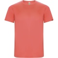 Imola short sleeve kids sports t-shirt, Fluor Coral