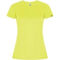 Imola short sleeve women's sports t-shirt, Fluor Yellow