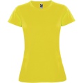 Montecarlo short sleeve women's sports t-shirt, Yellow