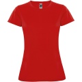 Montecarlo short sleeve women's sports t-shirt, Red