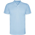 Monzha short sleeve kids sports polo, Sky blue