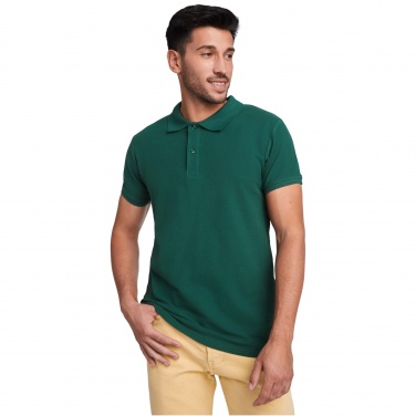 Logo trade corporate gifts image of: Prince short sleeve men's polo