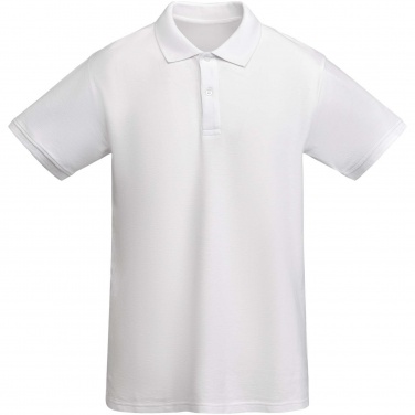 Logo trade promotional giveaways image of: Prince short sleeve men's polo