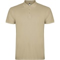 Star short sleeve men's polo, Sand