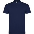 Star short sleeve men's polo, Navy Blue