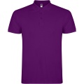 Star short sleeve men's polo, Purple