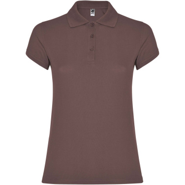 Logo trade corporate gifts image of: Star short sleeve women's polo