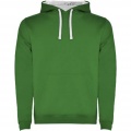 Urban men's hoodie, Kelly Green / White