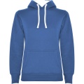 Urban women's hoodie, Royal blue / White