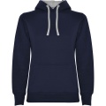 Urban women's hoodie, Navy Blue / Marl Grey