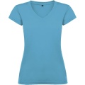 Victoria short sleeve women's v-neck t-shirt, Turquois