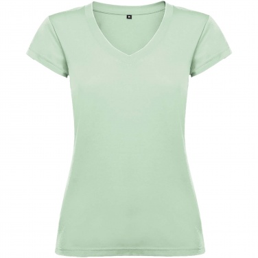 Logo trade promotional items image of: Victoria short sleeve women's v-neck t-shirt