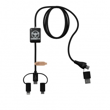 Logo trade promotional item photo of: SCX.design C48 CarPlay 5-in-1 charging cable 