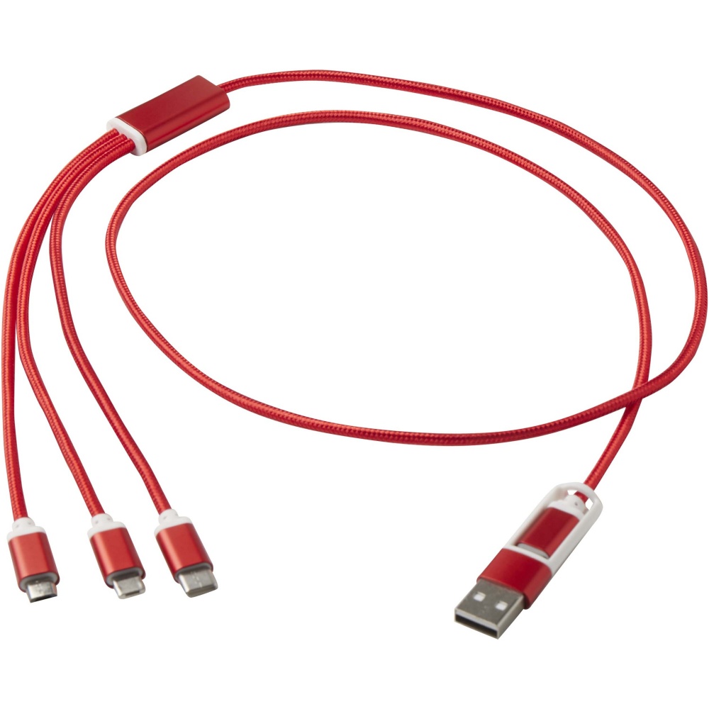 Logotrade corporate gifts photo of: Versatile 5-1 recycled aluminium charging cable