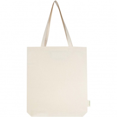 Logo trade promotional gifts image of: Orissa 180 g/m² organic wide bottom tote bag 11L