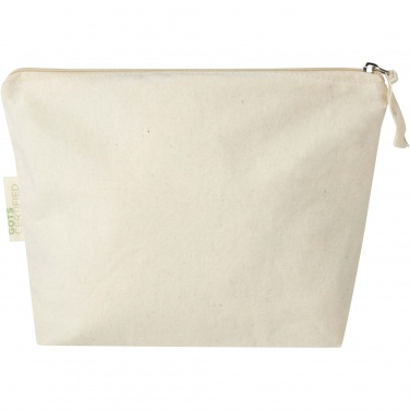 Logotrade promotional giveaways photo of: Orissa 180 g/m² organic toiletry bag 1L