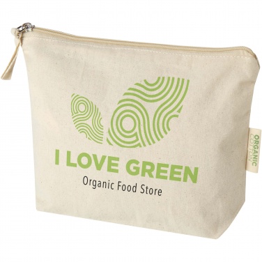 Logo trade advertising products image of: Orissa 180 g/m² organic toiletry bag 1L