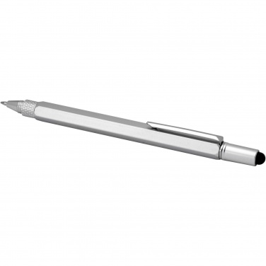 Logo trade promotional merchandise picture of: Dora recycled aluminium multifunctional pen