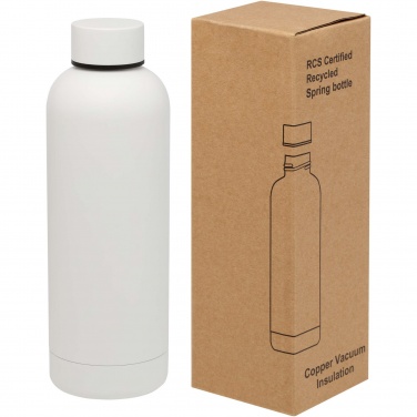 Logotrade corporate gift picture of: Spring 500 ml RCS certified recycled stainless steel copper vacuum insulated bottle