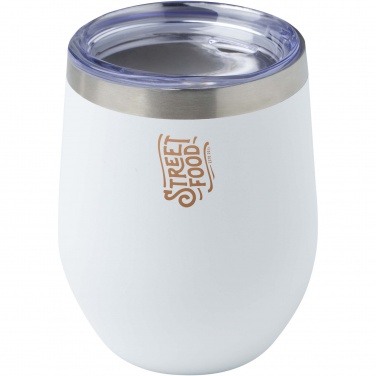 Logo trade advertising product photo of: Corzo 350 ml RCS certified recycled stainless steel copper vacuum insulated cup