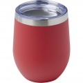 Corzo 350 ml RCS certified recycled stainless steel copper vacuum insulated cup, Red