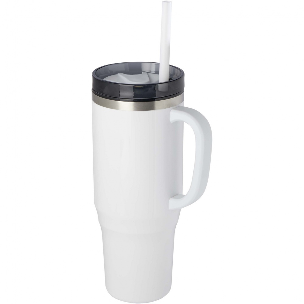 Logotrade promotional giveaway image of: Melbourne 1200 ml RCS certified insulated tumbler with straw