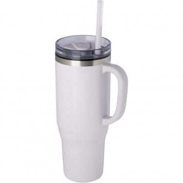 Logo trade promotional giveaways image of: Melbourne 1200 ml RCS certified insulated tumbler with straw