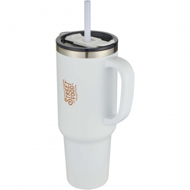 Logo trade advertising products image of: Sydney 1200 ml copper vacuum insulated tumbler with straw