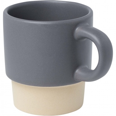 Logo trade advertising product photo of: Olympia 130 ml stackable expresso cup with clay bottom