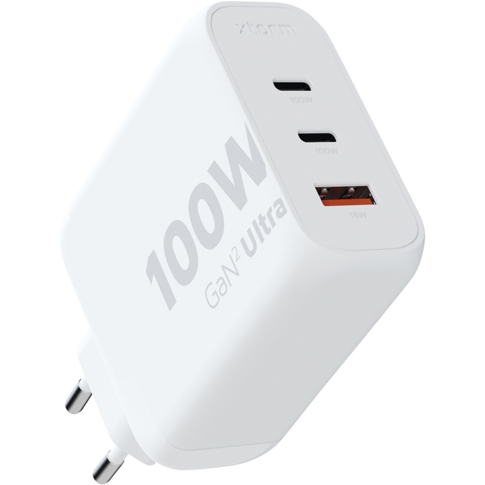 Logotrade promotional items photo of: Xtorm XEC100 GaN² Ultra 100W wall charger