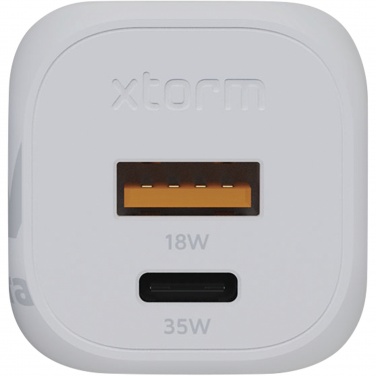 Logo trade advertising products picture of: Xtorm XEC035 GaN² Ultra 35W wall charger