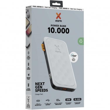 Logo trade promotional giveaways image of: Xtorm FS510 Fuel Series 10.000 mAh 20W power bank