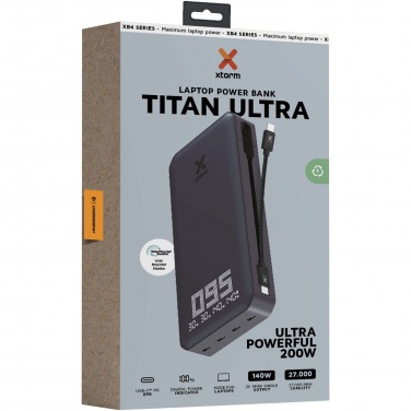 Logo trade promotional giveaways picture of: Xtorm XB403 Titan Ultra 27.000 mAh 200W laptop power bank