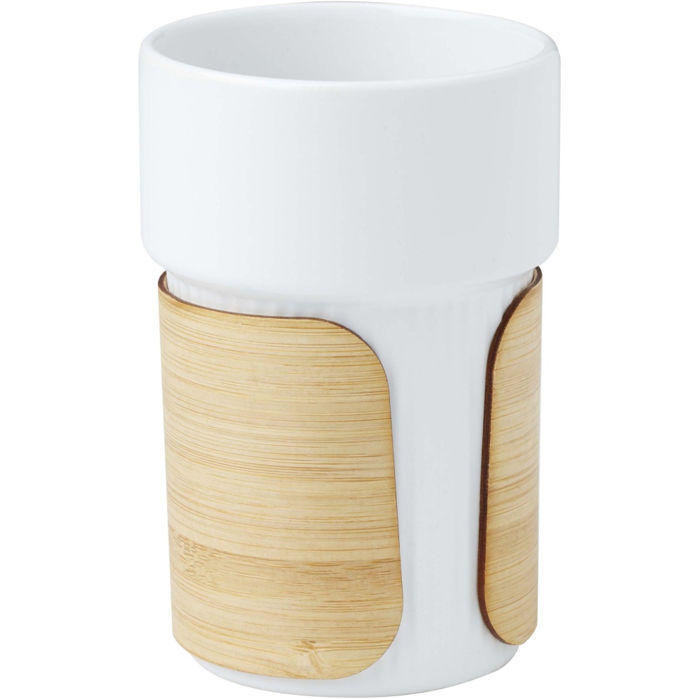 Logotrade business gifts photo of: Fika 340 ml tumbler with bamboo sleeve