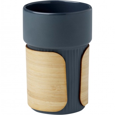 Logotrade promotional merchandise image of: Fika 340 ml tumbler with bamboo sleeve