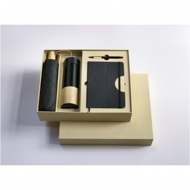 Logo trade promotional gifts image of: Carmen A5 hard cover notebook and ballpoint pen gift set