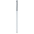 Blanca recycled aluminium ballpoint pen, White