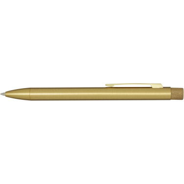 Logo trade corporate gifts picture of: Beatriz recycled brass ballpoint pen